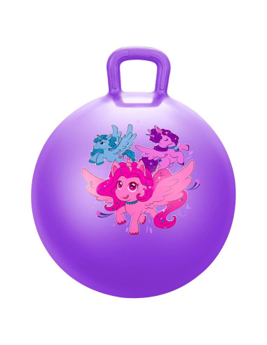 Pelota Saltarina U&C Planet 45 cm Unicornio para Niños