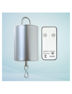 Motor Rotatorio FONMY 20RPM con Control Remoto Plateado