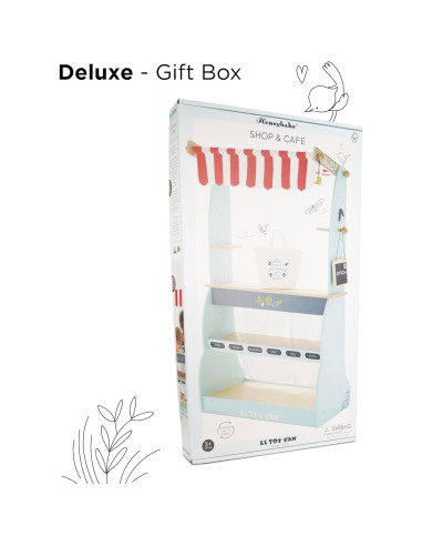 Le Toy Van Tienda de Comestibles y Cafetería de Madera TV317