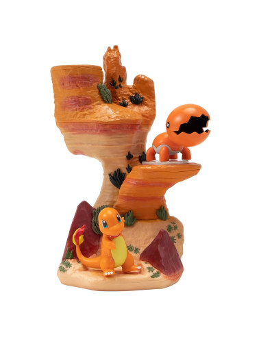 Entorno de Rocas del Desierto Pokémon Jazwares con 2 Figuras
