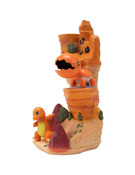 Entorno de Rocas del Desierto Pokémon Jazwares con 2 Figuras