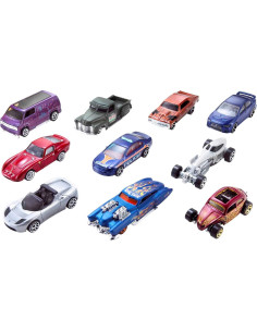 Hot Wheels Paquete de 10 Coches a Escala 1:64 - Diversión Asegurada 2