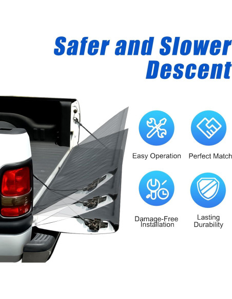 Amortiguador Hidráulico de Puerta Trasera ZINSUXT para Toyota Hilux 2015-2022