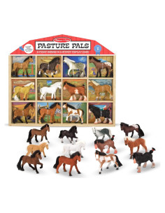 Juguete Caballos Coleccionables Melissa & Doug - 12 Figuras