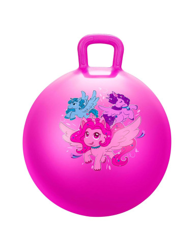 Pelota Rebotadora U&C Planet 45 cm Unicornio Rosa