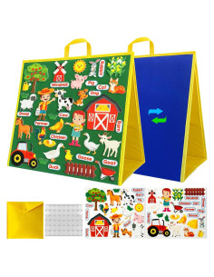 Tablero de Fieltro PENGFULL 43.2x43.2 cm Animales de Granja