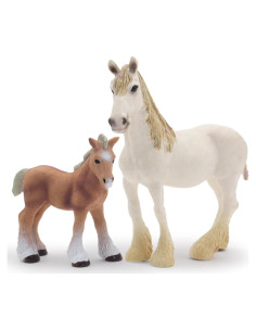 Juego de Animales de Granja Gemini&Genius - Caballos y Yegua