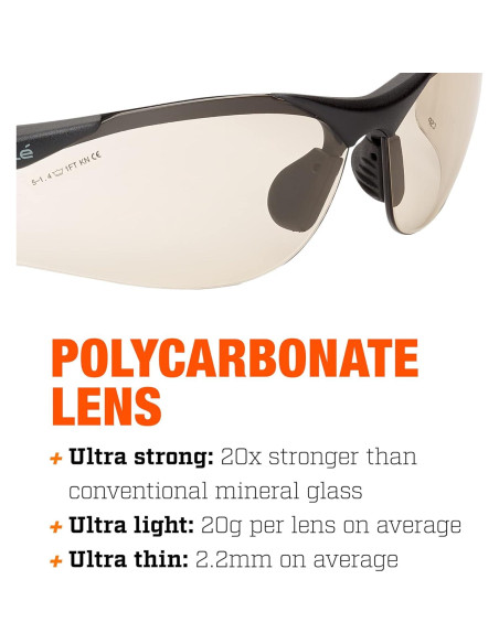 Gafas de Seguridad Bolle Tracker II PC Claro Unisex