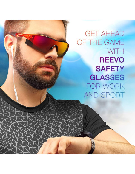 Gafas de Seguridad ToolFreak Reevo - Protección UV y de Impacto