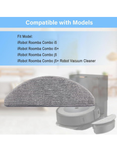 Almohadillas de Reemplazo iRobot Roomba Combo i5 Tivcroxs - 8 Pzas 2