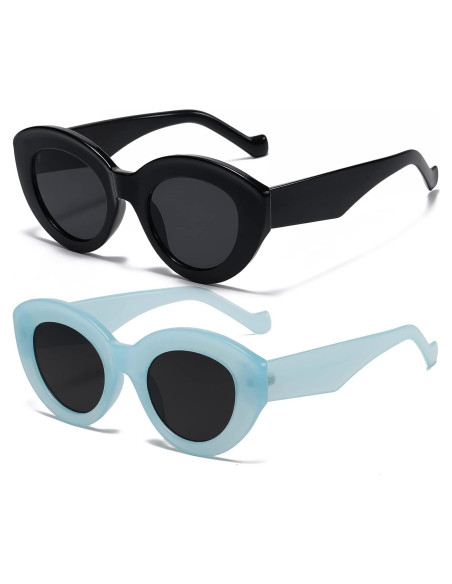 Gafas de sol ojo de gato AIEYEZO para mujeres, retro chic