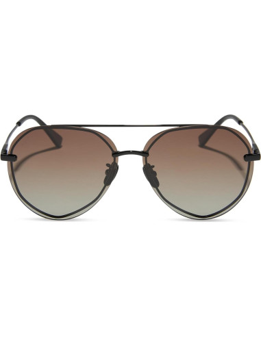 Gafas de sol aviador DIFF Lenox para mujer UV400 acero inoxidable