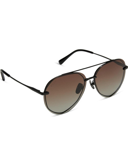 Gafas de sol aviador DIFF Lenox para mujer UV400 acero inoxidable