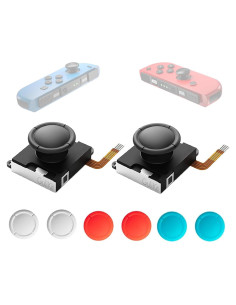 Joystick GuliKit TMR para Switch - Anti-Deriva y 6 Tapas