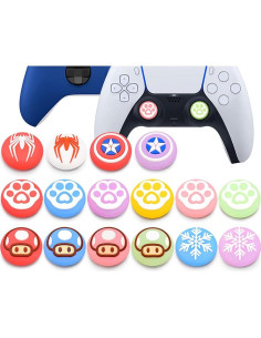 Tapa de Silicona Rowsmau para Joystick PS4 PS3 Xbox Azul 2