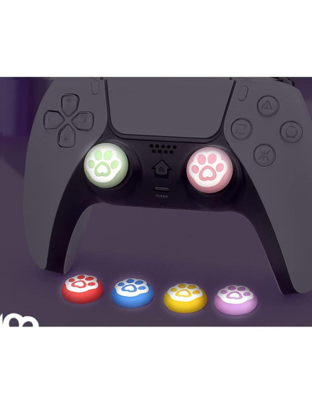 Tapa de Silicona Rowsmau para Joystick PS4 PS3 Xbox Azul