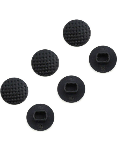 3 Tapas Joystick Analógico GGZone Negro para PSP 1000