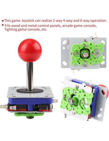 Joystick Hilitand Clásico 2/4/8 Vías con Bola Roja
