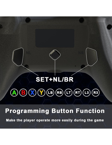 Controlador con cable SWVOE para X-ONE y PC, vibración y turbo