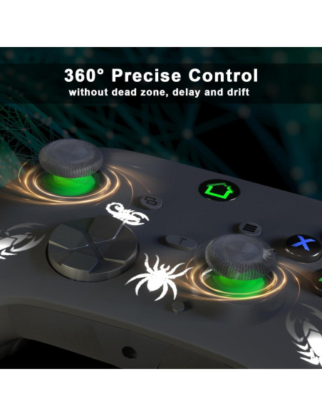 Controlador con cable SWVOE para X-ONE y PC, vibración y turbo