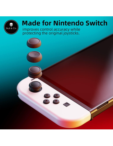 Tapa Joystick Skull & Co. para Nintendo Switch - 6 Piezas