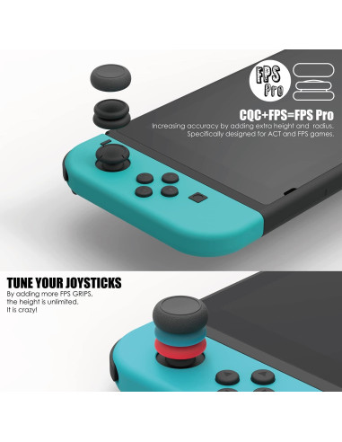 Tapa Joystick Skull & Co. para Nintendo Switch - 6 Piezas