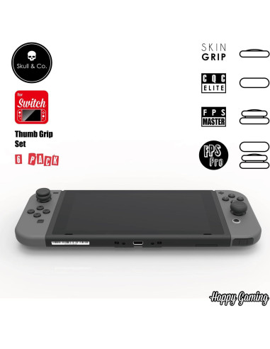 Tapa Joystick Skull & Co. para Nintendo Switch - 6 Piezas