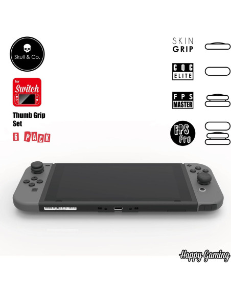 Tapa Joystick Skull & Co. para Nintendo Switch - 6 Piezas
