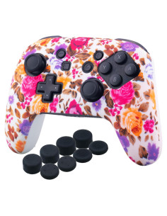 Funda de Silicona YoRHa para Controlador Pro Nintendo + Agarre