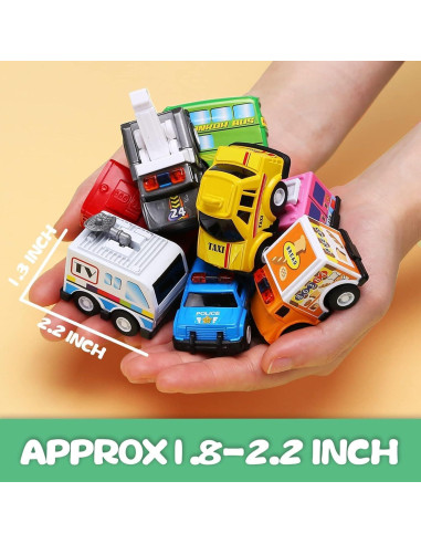 Conjunto de 18 coches de juguete KarberDark con estuche