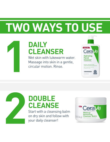 CeraVe Limpiador Facial Hidratante 473ml Piel Seca Ceramidas