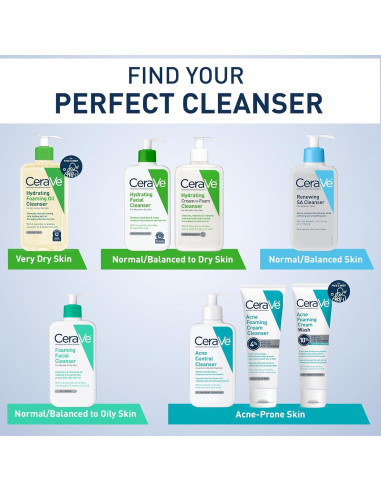 CeraVe Limpiador Facial Hidratante 473ml Piel Seca Ceramidas