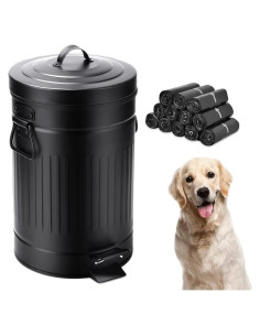 Cubo de Basura Umtiti 12L con Tapa y 180 Bolsas Negras