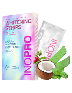 Kit 14 Tiras Blanqueadoras Dientes Smile&Shine Sin Peróxido