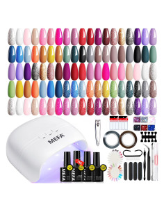 Kit de Esmalte de Uñas en Gel MEFA 60 Piezas 32 Colores