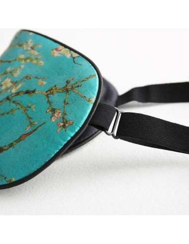 Máscara de Sueño de Seda Tim & Tina Verde Ajustable