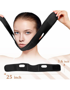 Mascarilla V Line Beiskll con Correa Ajustable para Mandíbula 2