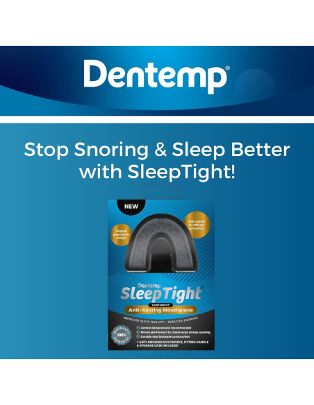 Boquilla Antirronquidos Dentemp SleepTight - Protector Bucal Personalizado