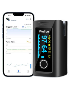Oxímetro de Pulso Wellue PC-60FW Bluetooth con APP