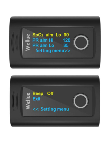 Oxímetro de Pulso Wellue PC-60FW Bluetooth con APP
