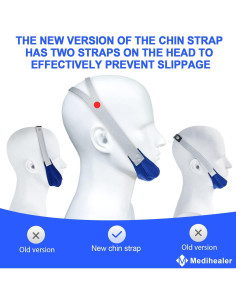 2 Correas Antisnoring Medihealer para Barbilla Ajustables 2