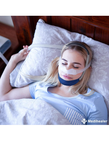 2 Correas Antisnoring Medihealer para Barbilla Ajustables