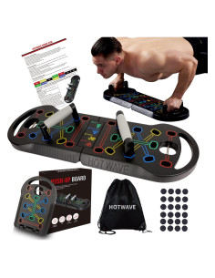 Tabla de Flexiones HOTWAVE Plegable 20 en 1 Portátil