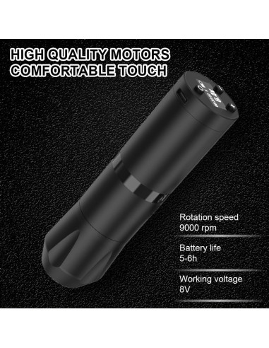 Kit de Pluma de Tatuaje Inalámbrica OZER con Accesorios