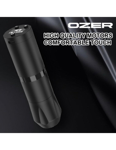 Kit de Pluma de Tatuaje Inalámbrica OZER con Accesorios