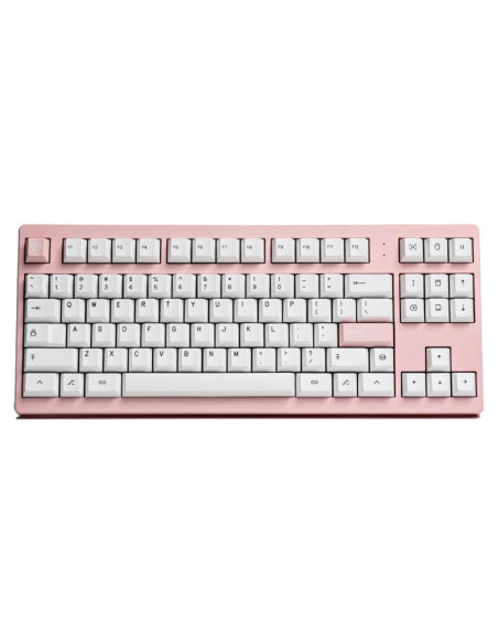 Teclado Mecánico Inalámbrico MONOKEI STND87 Rosa Rubor