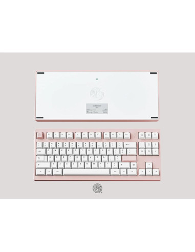 Teclado Mecánico Inalámbrico MONOKEI STND87 Rosa Rubor