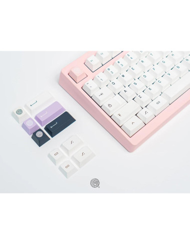 Teclado Mecánico Inalámbrico MONOKEI STND87 Rosa Rubor