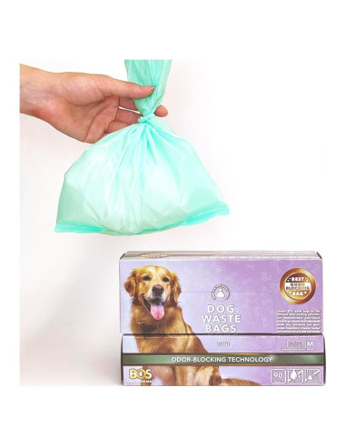Bolsas para Desechos de Perros BOS - Sin Olores - 90 Pzas