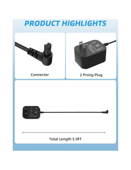 Cargador 23V CJP-Geek para Aspiradora Black & Decker HHVK515J